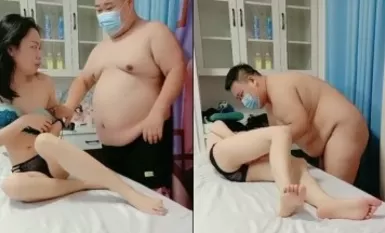 女子养生会所，胖子的春天来了给小少妇按摩