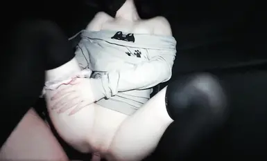 【劇情演繹】萌崽兒 - 車震艷遇長腿美女慘遭滴滴司機醉奸，白嫩的肌膚爽極了水靈靈的淫水泛濫小穴