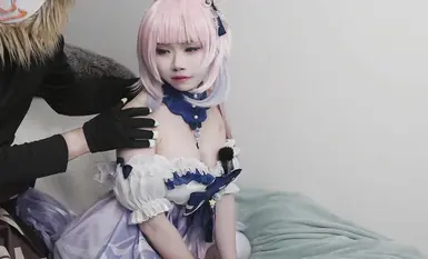 【草莓羽衣】cos原神心海啪啪_胡蘿卜插逼_1