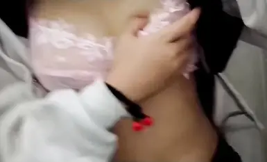 Pure at cute na sweet girl na "Xia Xiaohan" welfare collection_pure body_lustful soul_lahat ng uri ng contrasting behavior sa bus_pure white moonlight is so coquettish (6)