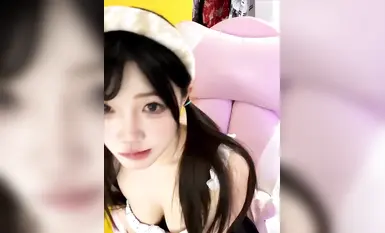 สาวสวยหุ่นหมีขาวนมโตน่ารัก โลลิตัวน้อย บริสุทธิ์และน่าดึงดูด กำลังสำเร็จความใคร่ในกรงสุนัข คอนทราสต์สุดขั้ว นังร่าน (3)