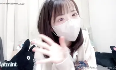 Pudina (catmint_) - peminat sahaja koleksi video bersepadu terkini Taiwan gadis muda berpayudara rata melancap jus putih (24)