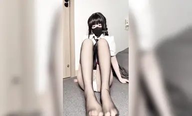 Tik Tok [Xiaoguai] Black Silk Jade Foot_Plot Interpretation_Uniform Cosplay (4)