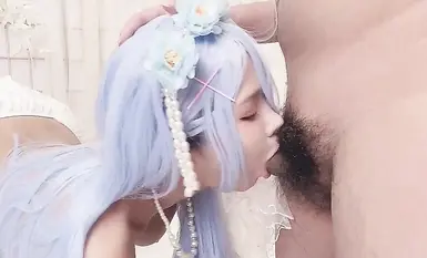 minichu #cos #Aili #maid #Rem #big tits #Thai girl #blowjob #bangbang #review (1)