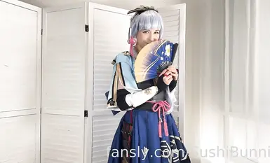 sushibunniii #cos #原神#神里绫华#自慰#口交#啪啪中出#童颜