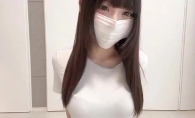 日本口罩美女騎乘假雞巴