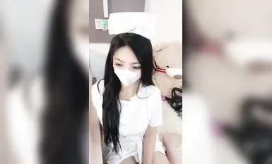 ตุ๊กตาแพนด้าสุดเท่ อกใหญ่ ชุดพยาบาลเทพธิดา ยั่วยวน ล้วงนิ้ว สำเร็จความใคร่ (3)