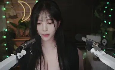 Dewi ASMR berskala besar [yoonying] payudara besar godaan plot lucah (5)