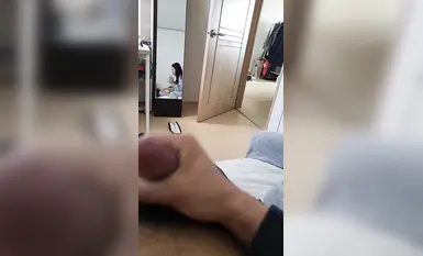 韓國大叔樓梯間口交的極樂世界：學生妹的亮口活，大叔的口交天堂，舌頭組成的交響曲 (4)