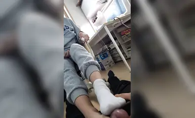 Syurga seks oral pakcik Korea di tangga: seks oral budak sekolah, syurga seks oral pakcik, simfoni lidah (6)