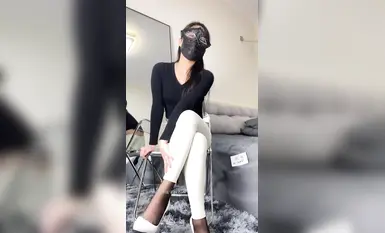 Ang pinakamahusay na diyosa na may mahabang binti at medyas na [Youyou] custom na video 1