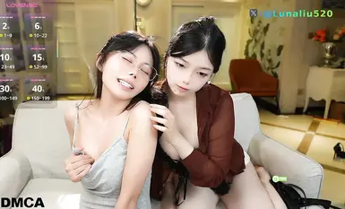 ST_luna520_Kamakailan lamang na live na broadcast ng magkapatid na nagfi-finger sa puki ng isa't isa, paghalik, paghimas ng mga suso at paggiling na koleksyon ng tofu (3)
