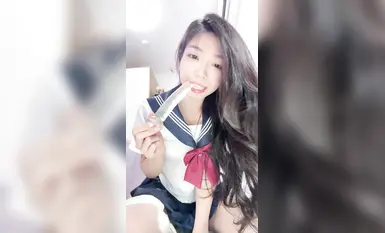 [Basa] Napakahabang paa na asong asong kadena pagdila ng panty na plug ng mataas na takong (33)