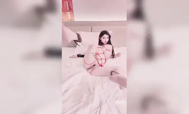 Realistik Daji [Bai Xi] video kebajikan September sosok syaitan stoking berkilat ekstasi harimau putih yang cantik melancap mulut memancut (5)