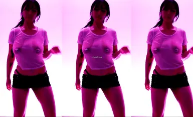Korean busty dancer @yso1004's wet and nude dance compilation (21)