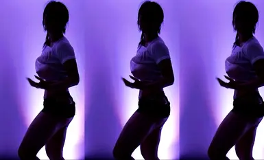 Korean busty dancer @yso1004's wet and nude dance compilation (21)
