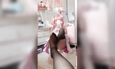 雙馬尾大奶白虎蘿莉美女【喵嗚小桔】JK水手服情趣誘惑 道具自慰視頻福利 (11)