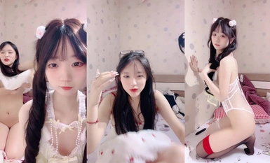 The school beauty brought her best friend to the sea for the first time to do a live broadcast [Evil Twin Tails] and set an example~ props were inserted wildly (21)