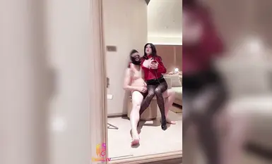 Sugar Heart Vlog [Face Ejaculation] Zebra Print Stockings_Super Sexy Woman Squeezing Cum_Face and Penis in the Same Frame_AnX (lananlanan)