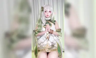 Kawaii COS contrast blogger [chuchu_n] Large-scale super cute girl, purple violet to the point of flowing white fluid (3)
