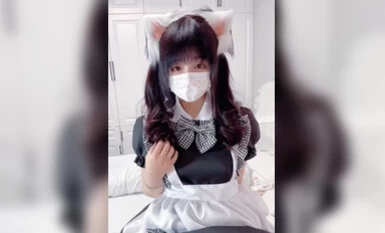 สาวงามคนดังทางอินเทอร์เน็ตที่น่ารักและน่ารักสุด ๆ ▌Xiao Han Meow▌สาวใช้หูแมวให้ฉันได้ลิ้มรสไก่ของอาจารย์ ~ ฉันจินตนาการถึงไก่ของอาจารย์ที่บุกรุกก้าน AV และทำลายหีที่อ่อนโยน