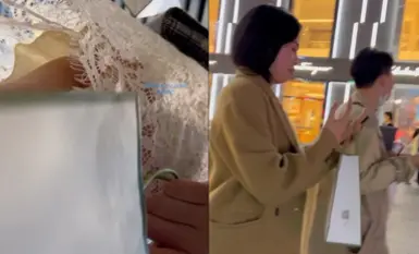 KFC-98 偷拍大神尾随CD 学生无内冬天都光腿不穿内裤的学姐反差婊4K超清原版画质.