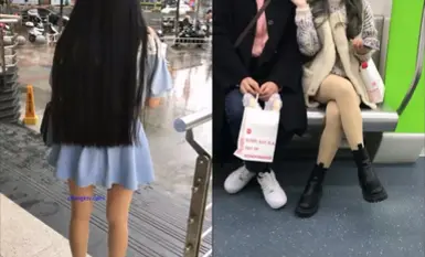 Heavy streaming recommendation! Yellow hair Korean style long legs and honey butt beautiful girl, and boyfriend sex up to half an hour of small video collection! She's got a great face and long legs.