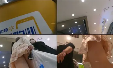 개인 판매 가격 $ 50 작품 (빈 도시 오리지널) 희귀 슈퍼마켓 순수하고 사랑스러운 꽃 치마 소녀 실제로 팬티 쇼핑 4K HD 버전 없음