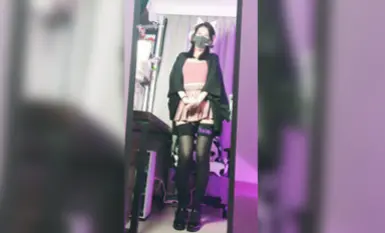 Douyin คนดังทางอินเทอร์เน็ตตรงกันข้าม "Booty" เซ็กส์ใหม่ในเดือนตุลาคม - สาว e-sports cyberpunk เสียบสายหูฟังเข้ากับ BB เพื่อฟังเพลงแบบความคมชัดสูง (2)