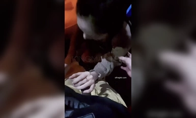 Ang hookup master na "KINGMAST" ay nagkaroon ng wild sex scene sa isang amusement park sa gilid ng kalsada at pinanood + pumulandit_(bago)