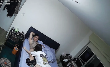 Hacking the home camera to take pictures of the face ceiling - the most beautiful girl being raped by a tattooed socialite sequel (1)