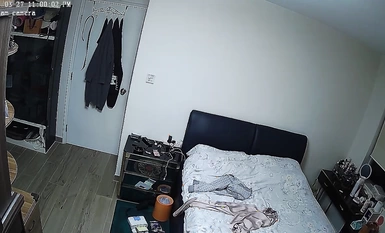 Penggodam memecahkan kamera rumah dan diam-diam mengambil gambar siling kecantikan - gadis paling cantik telah dimusnahkan oleh seorang lelaki sosial bertatu, sekuel (3)