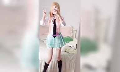強抖音風蘿莉網紅女神 裸舞+啪啪+露出+紫薇+美乳+內射+粉穴 一次看爽 (21)