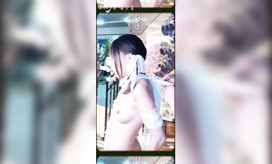高端ACG業界女神爆機少女▌喵小吉▌三點全露《忍法貼》滿滿正能量 凸激櫻桃鮮嫩白虎 (2)