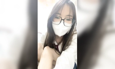 [Girl and Cat] สาวโรงเรียนจ่ายเงินกู้แล้วแอบออกอากาศ ~! หน้าอกสวยและขายาว ~ ช่วยตัวเอง ~ ของเหลวสีขาวรั่ว ~ (11)