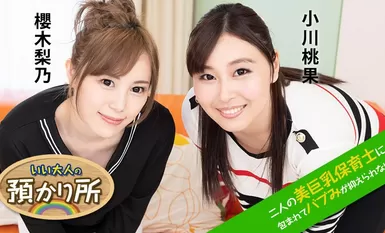 ครูอนุบาลหน้าอกใหญ่ที่สวยงามสองคน - โมโมกะโอกาวะและริโนะซากุระกิ