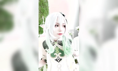 High-end ACG industry goddess sexy girl ▌Meow Xiaoji▌Treasure T3 member na "Genshin Impact Nasida" super gandang fantasy girl carcass collection na dapat may papuri (2)