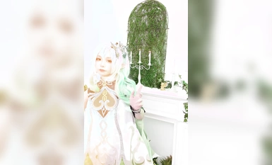 高端ACG業界女神爆機少女▌喵小吉▌珍品T3會員《原神 · 納西妲》超美夢幻少女胴體 珍藏必備爆贊! (1)