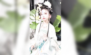 희귀 한 얼굴 ✿✿ 고급 ACG 업계 여신 폭발 기계 소녀 ▌야옹 샤오지 ▌절묘한 T3 멤버 "달 맑은 꽃"고대 의상 매혹적인 요정 땅으로 내려 섬세한 부드러운 음부 아름다운 가슴 소중한 후원 필수품 폭발! (2)