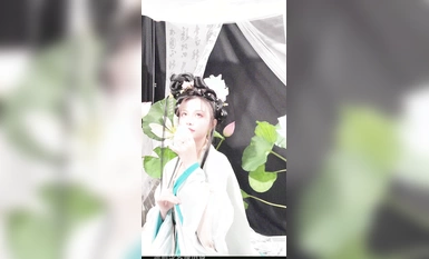 희귀 한 얼굴 ✿✿ 고급 ACG 업계 여신 폭발 기계 소녀 ▌야옹 샤오지 ▌절묘한 T3 멤버 "달 맑은 꽃"고대 의상 매혹적인 요정 땅으로 내려 섬세한 부드러운 음부 아름다운 가슴 소중한 후원 필수품 폭발! (2)