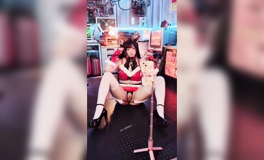 Twitter dewi loli "Luoluo Raku" penggambaran peribadi anime COS berskala besar besar "Ratu Nafsu" godaan yang sangat cantik (5)