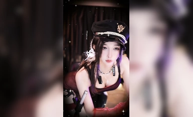 Bộ ảnh riêng tư mới nhất của hàng triệu người nổi tiếng siêu xinh đẹp trên Internet "Yu Duoduo", phong cách cổ xưa quyến rũ của nữ thần Daji, tất đen, giày cao gót, kem dưỡng da quyến rũ 3