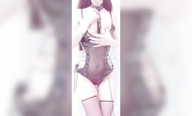 白虎福利姬@cuteli(占星貓) 尺度新作小合集[ (2)
