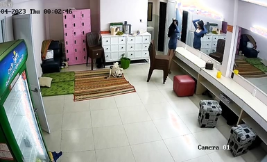 Private latest outing 2023 Hackers cracked cameras to secretly film multiple family dormitory toilets changing and bathing (29)