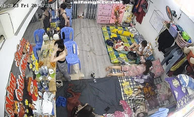Pinakabagong pagtagas mula sa mga pribadong silid noong 2023. Sinira ng mga hacker ang camera at lihim na kinukunan ang pagpapalit at pagligo sa mga banyo ng dormitoryo ng pamilya sa maraming pagkakataon (7)