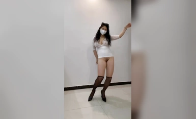 젊고, 공정하고, 둥글고, 매우 아름다운 자연 가슴, 벌 허리, 뚱뚱한 엉덩이, 순 빨강, 작은 강철 총 [완 듣기] 고가의 개인 촬영 ~ 누드 댄스를 위해 차려 입는 Ziwei (11)