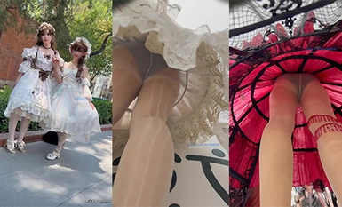 Ông chủ đi theo và bí mật chụp ảnh người đẹp dưới váy. Cô gái học sinh loli xinh đẹp nhất đi mua sắm trong chiếc tất trắng và âm hộ ren. Cô nàng loli to có dáng người duyên dáng và mặc một chiếc âm hộ bằng lụa.