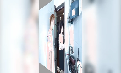 他人の股間で喘ぐ愛しの女神を眺めるスターメディアXKG181。