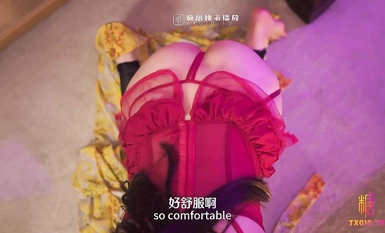 ✿御姐女神✿ 最新極品推特網紅尤物女神▌橋本香菜▌寂寞周年激情一夜 黃色戰袍高跟絲襪足交 爆肏女神激射淫臀