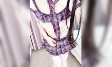DYTV雙馬尾網紅@蔡小熊(小野櫻)土豪定製尺度新作7套合集 (8)